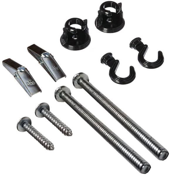 Blue Donuts Metal Swivel Hook Hangers Multifunctional for Hanging Screws and Anchors 2 Sets Per Pack White