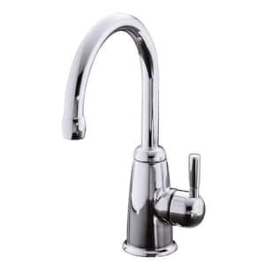 Wellspring Single Handle Bar Faucet with Contemporary Design in Polished Chrome