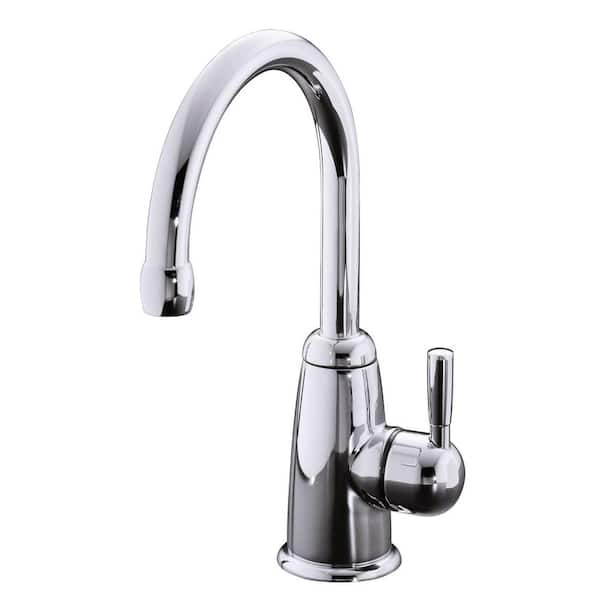KOHLER Wellspring Single Handle Bar Faucet with Contemporary Design in Polished Chrome