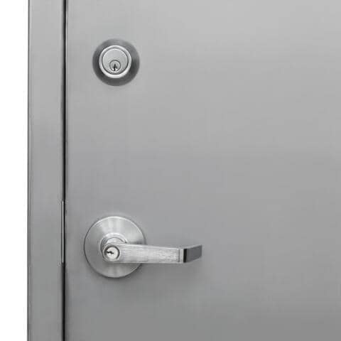 Premium Aluminum Door Handle With Additional Security 