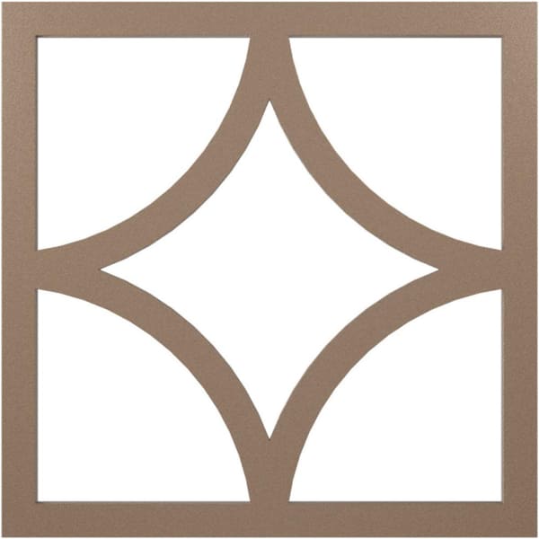 0.75 in. x 26 in. x 26 in PVC Medallion Moulding
