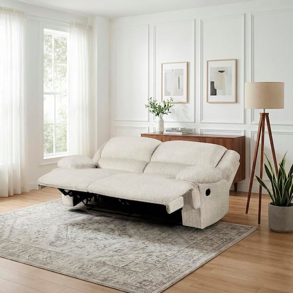 Lazzara Vortex 93 in. W Pillow Top Arm Microfiber Rectangle Manual
