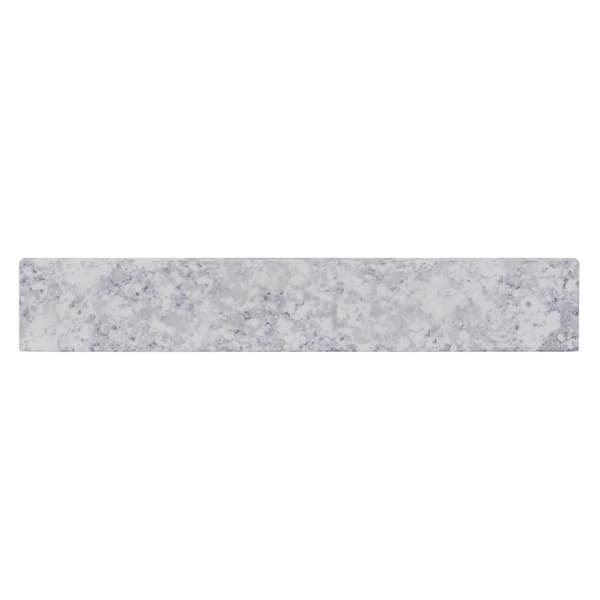 Home Decorators Collection 21 in. W Cultured Marble Vanity Sidesplash in Everest