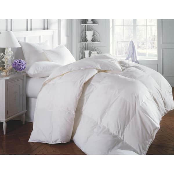Restonic Heavy Warmth White King Goose Down Comforter