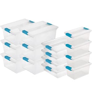 4.0 Gal. Deep Clip Storage Box (6-Pack) Large Box (4-Pack) Medium Box (4-Pack)