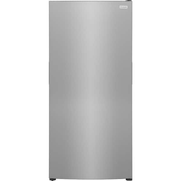 33 in. 20 cu. ft. Garage Ready Frost Free Defrost Upright Freezer in Smudge-Proof Stainless Steel, ENERGY STAR