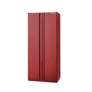 Heavy Duty Welded 20-Gauge Steel Freestanding Garage Cabinet in Red (36 in. W x 81 in. H x 24 in. D)