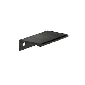 Lincoln Collection 2 in. (50 mm) Brushed Black Modern Cabinet Finger Pull