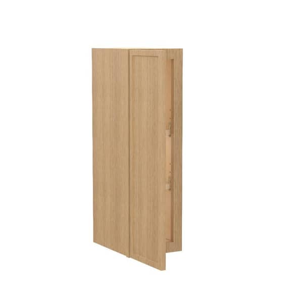 Franklin 12 in. W x 12 in. D x 30 in. H Assembled Plywood Wall Kitchen Cabinet in Vanguard Oak with Soft Close