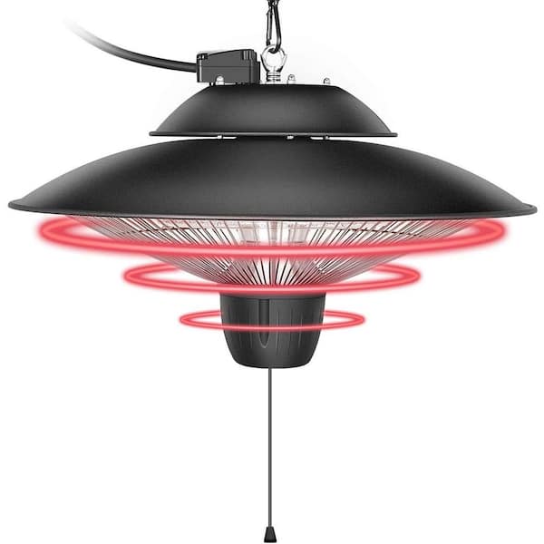 Sunpez 1500-Watt Electric Hanging Portable 3s Fast Heating for Outdoors/Indoors, Patio Heater, Ceiling-Mounted Heater