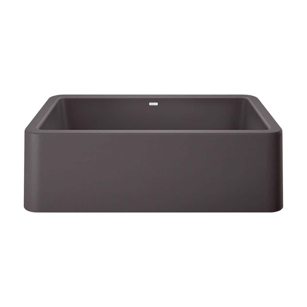 IKON Farmhouse Apron-Front Granite Composite 33 in. Single Bowl Kitchen Sin