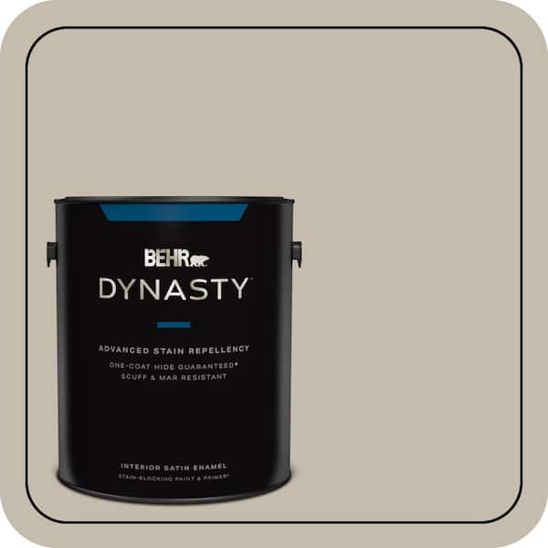 BEHR DYNASTY 1 gal. Home Decorators Collection #HDC-NT-16G Aspen Branch Satin Enamel Interior Stain-Blocking Paint and Primer
