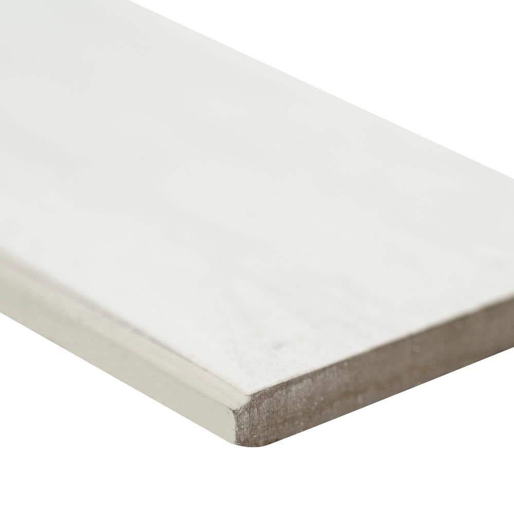 Anastasia White Bullnose 3 in. x 24 in. Polished Porcelain Wall Tile (60 lin. ft/Case) price history on PriceWatchPro