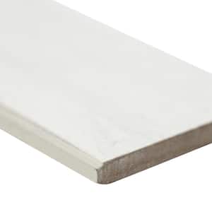 Durban White Bullnose 3 in. x 24 in. Polished Porcelain Wall Tile (60 lin. ft/Case)