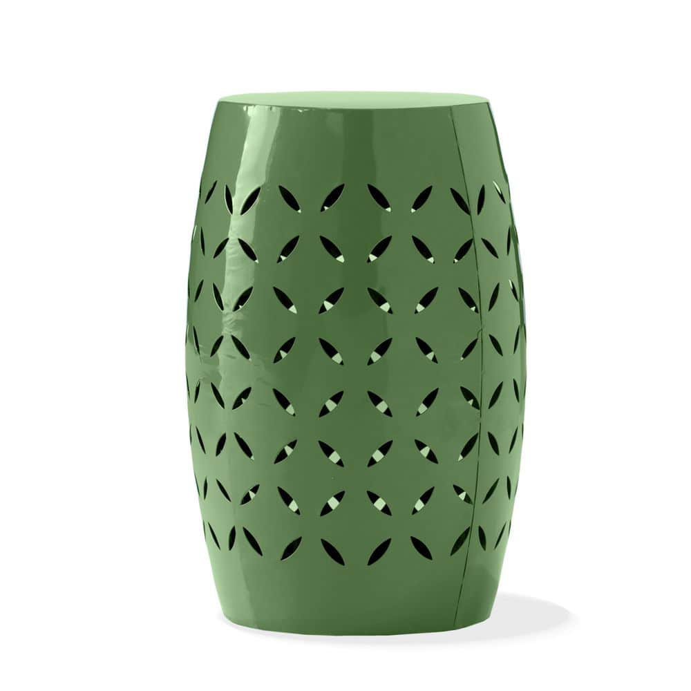 Jorell Green Iron Lace Cut Outdoor Patio Accent Table price history on PriceWatchPro
