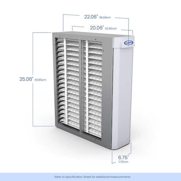 AprilAire Electrostatic MERV 11-Whole-House Air Purifier in Gray