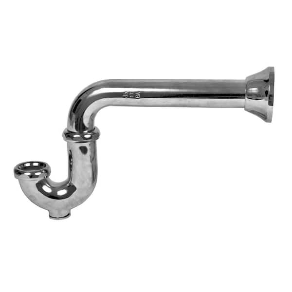 Oatey 1-1/2 in. 17-Gauge Chrome-Plated Semi-Cast Brass Sink Drain P-Trap