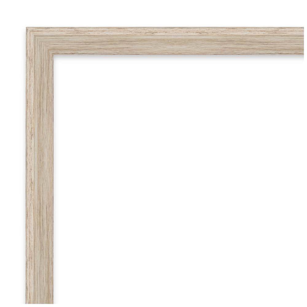 Rustic Whitewash Wood Bathroom Vanity Mirror