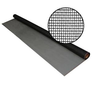 72 in. x 25 ft. Charcoal Fiberglass Screen 18 x 14 Mesh
