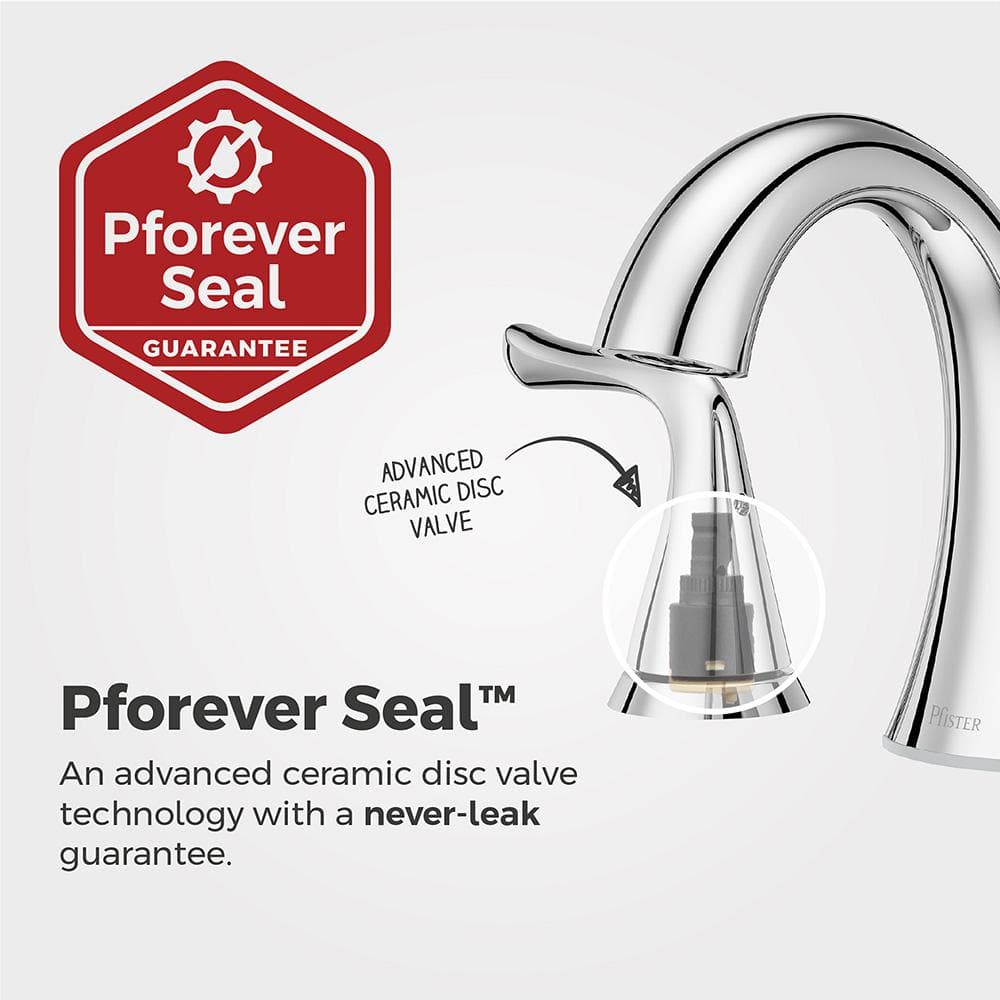 Willa Polished Chrome Widespread Lever Handle Bathroom Faucet