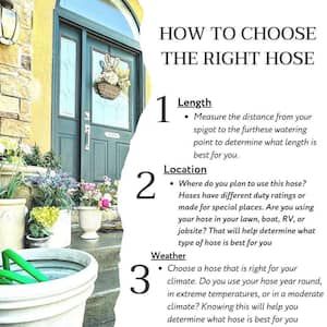 5/8 in. Dia x 50 ft. Standard Duty Green Garden Hose