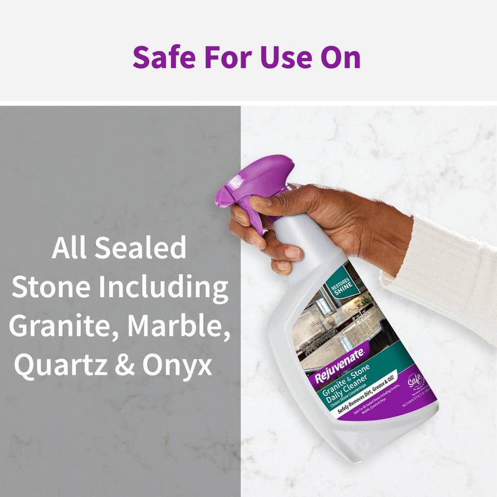 Rejuvenate 32oz Granite & Stone Daily Cleaner and Shine