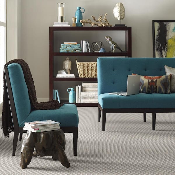 Exquisite - Stucco - Beige 39.3 oz. Nylon Pattern Installed Carpet
