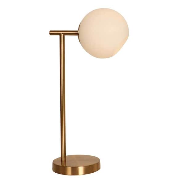 Warehouse of Tiffany Saruna 15.75 in. 1-Light Indoor Brass Chandelier with Light Kit
