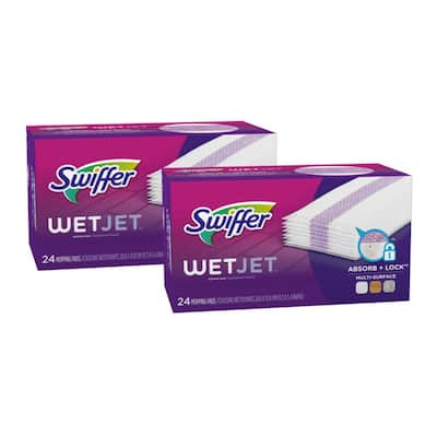 Swiffer WetJet 42 oz. Multi-Purpose Floor Cleaner Refill with Gain Scent (2  Count, Multi-Pack of 2) 078557164782 - The Home Depot