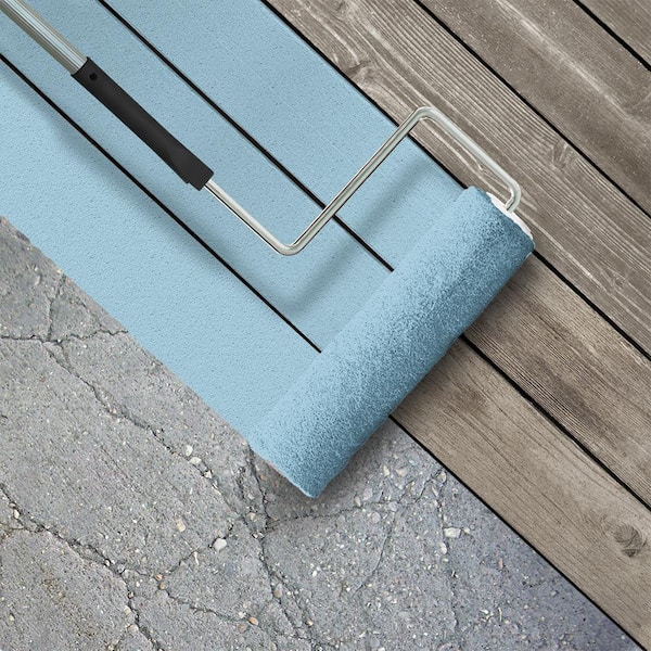 1 gal. #M490-2 Carefree Sky Textured Low-Lustre Enamel Interior/Exterior Porch and Patio Anti-Slip Floor Paint