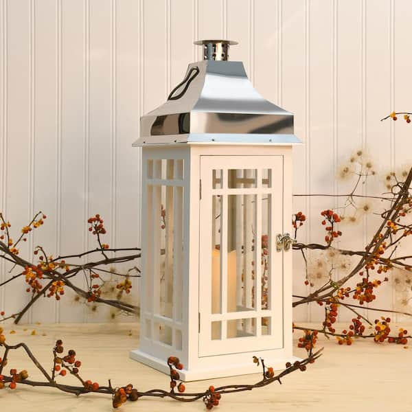 Wooden Rectangular Lantern — Carolee's