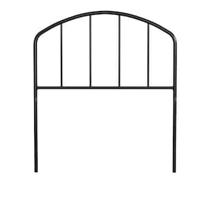 Tolland Black Twin Arched Spindle Headboard
