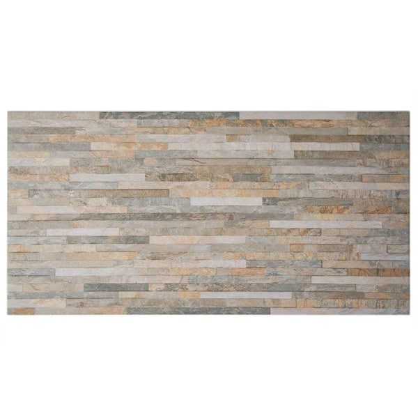 Merola Tile Muro Ardesia Ocre 12 1 2 In, Home Depot 12×12 Floor Tile