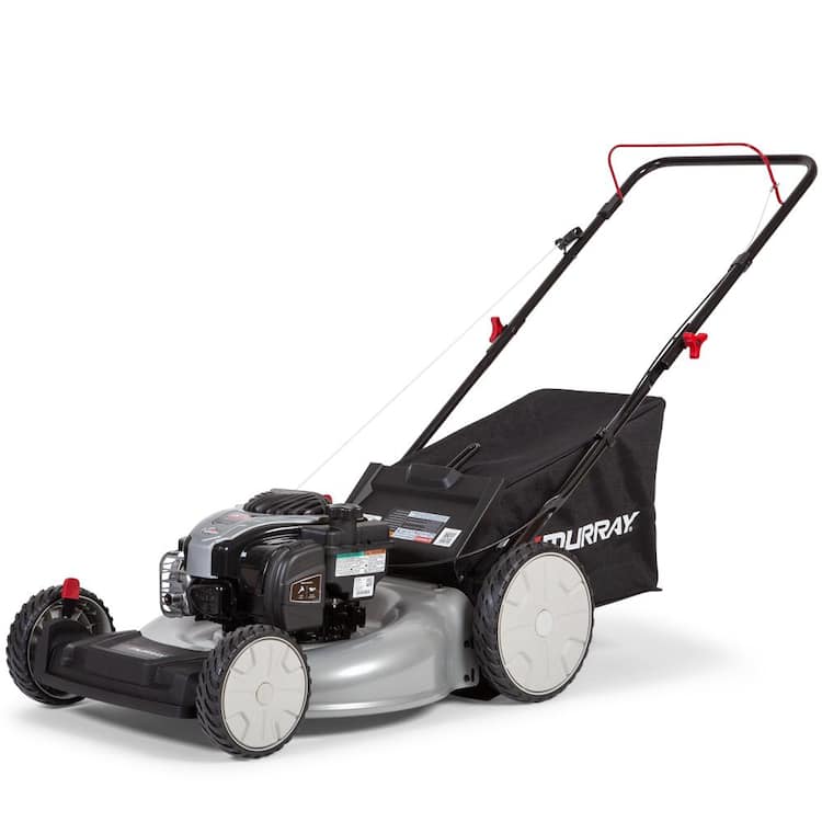 Murray 21 in. 140 cc Briggs and Stratton Walk Behind Gas Push Lawn Mower with Height Adjustment and with Mulch Bag