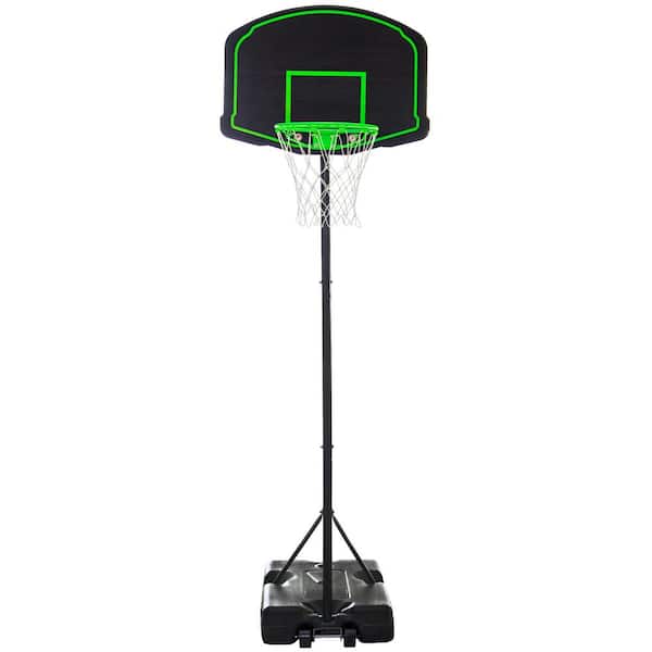 Tatayosi Adjustable Height 60 Inch-78 Inch Basketball Rack Sets With Wheels, Board, Field Rope