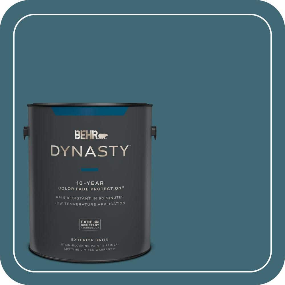 1 gal. #PMD-45 Teal Mosaic Satin Enamel Exterior Stain-Blocking Paint & Primer price history on PriceWatchPro