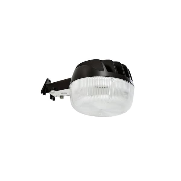 Commercial Electric 24-Watt Bronze Dusk-to-Dawn Outdoor Integrated LED Area Light Wall/Pole Mountable