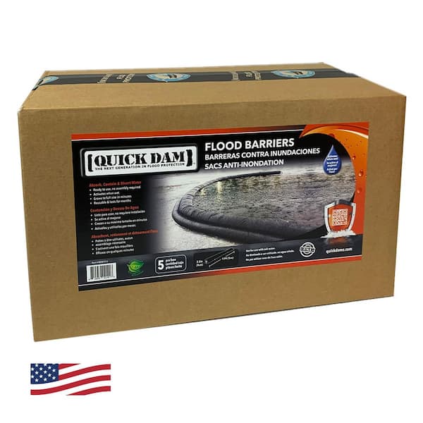 Water Activated 17 ft. Flood Barriers (5-Pack)