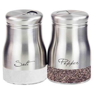 KUCHENPROFI 1.4 in. Dia. x 3.3 in. s/s Acrylic Vienna Salt and Pepper  Shaker Set K3042552800 - The Home Depot