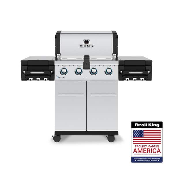 Regal S 420 PRO 4-Burner Propane Gas Grill in Stainless Steel