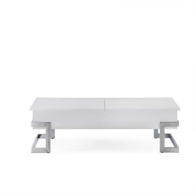 Lift Top White Coffee Tables, White Square Coffee Table With Lift Top