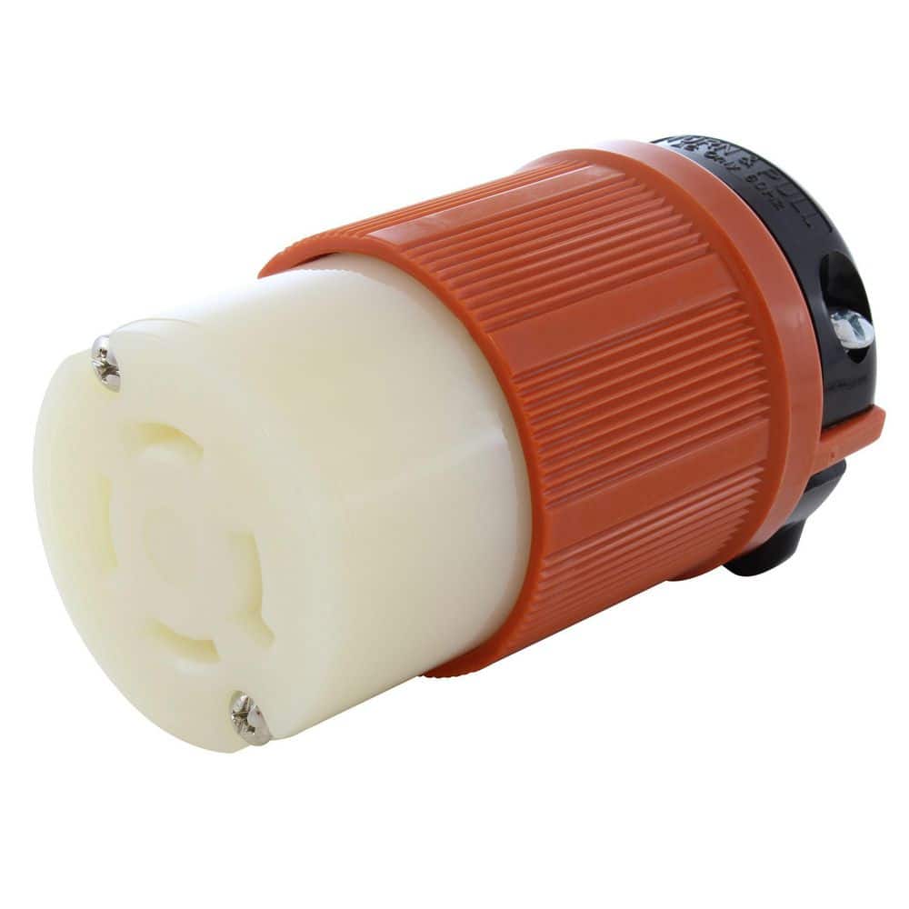AC WORKS NEMA L17-30P 3-Phase 30A 600V 4-Prong Locking connector