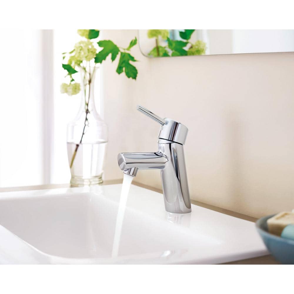 Sleek StarLight Chrome Single-Handle Bathroom Faucet with EcoJoy