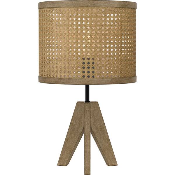 70s Light Brown Ceramic/Rattan Table Lamp 70's popular So COOL