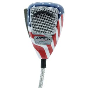 636L Noise Canceling 4-Pin CB Microphone, Stars N ft. Stripes