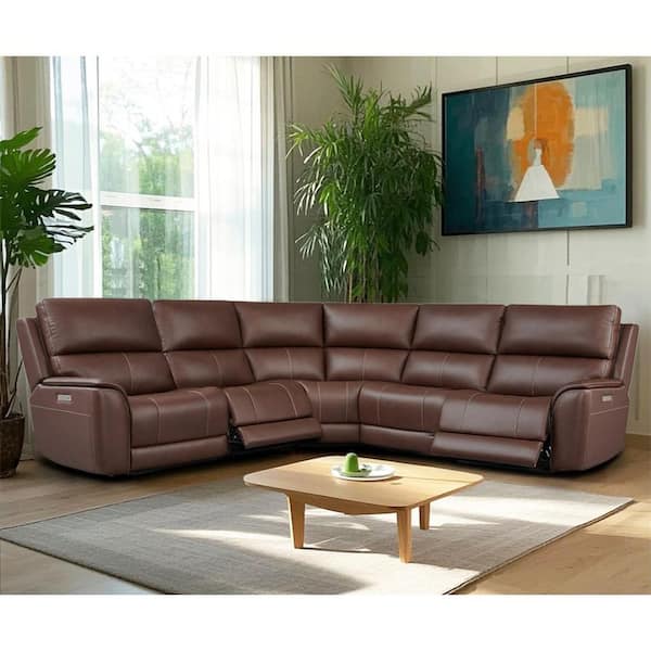 Ellesophas Vic 108 in Genuine Leather Dual Power Reclining