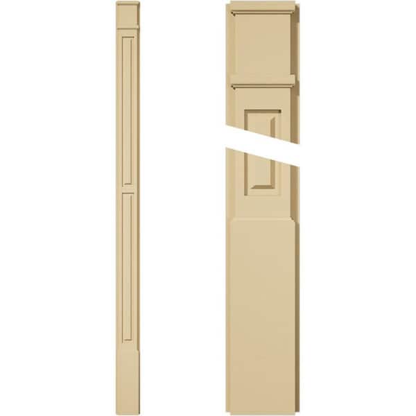 Ekena Millwork 2 in. D x 6 in. W x 102 in. L Primed Polyurethane Pilaster 1- Pack