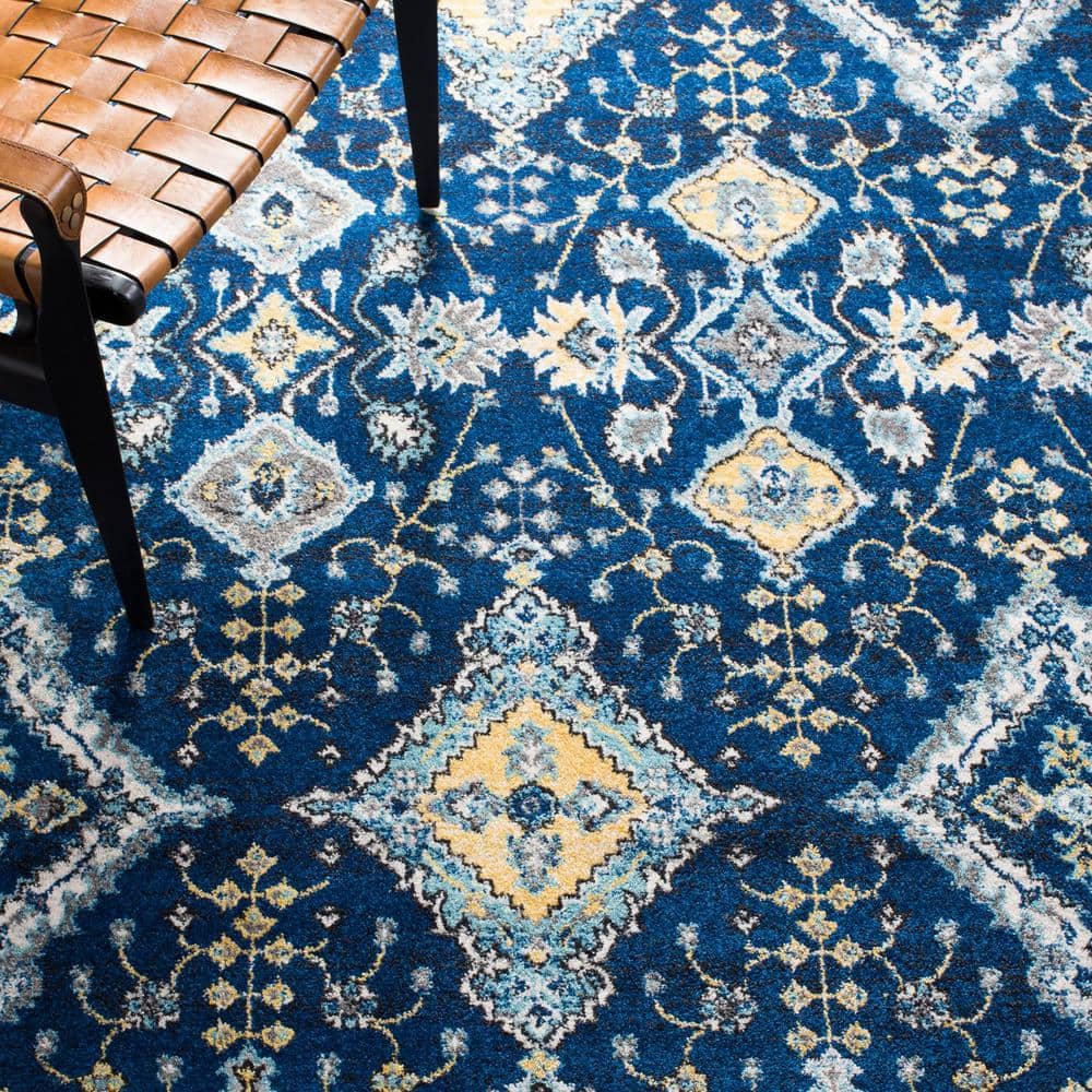 Royal Ivory High Pile Synthetic Rectangular Rug
