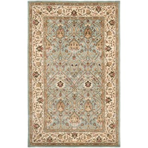 Persian Legend Gray/Ivory 4 ft. x 6 ft. Border Area Rug