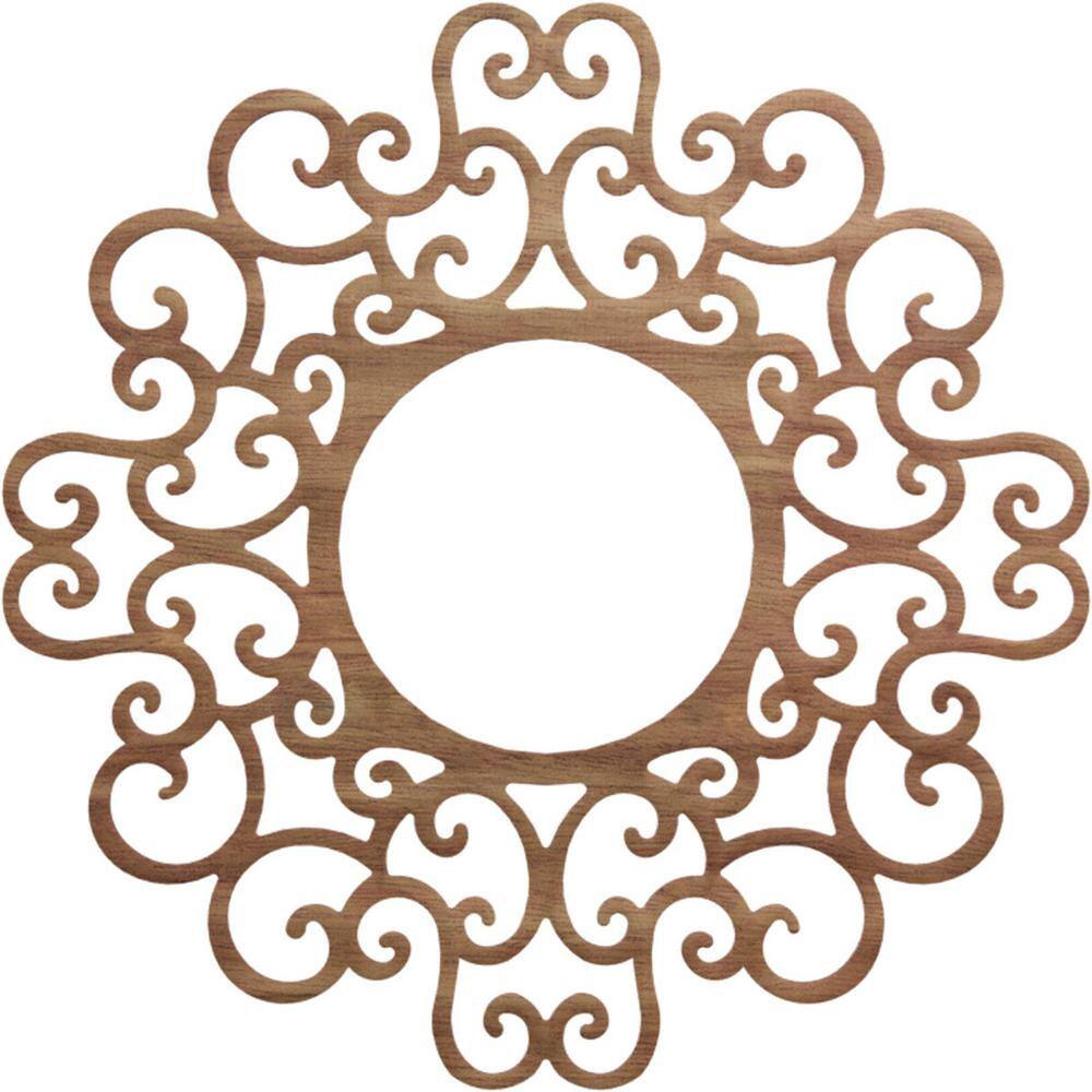 0.375 in. x 36 in. x 36 in. Wood Medallion Moulding price history on PriceWatchPro